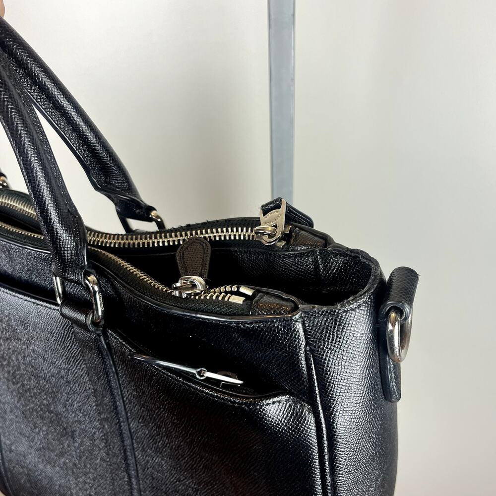 COACH Metropolitan Double Zip Business Case - Black - Picture 6 of 7